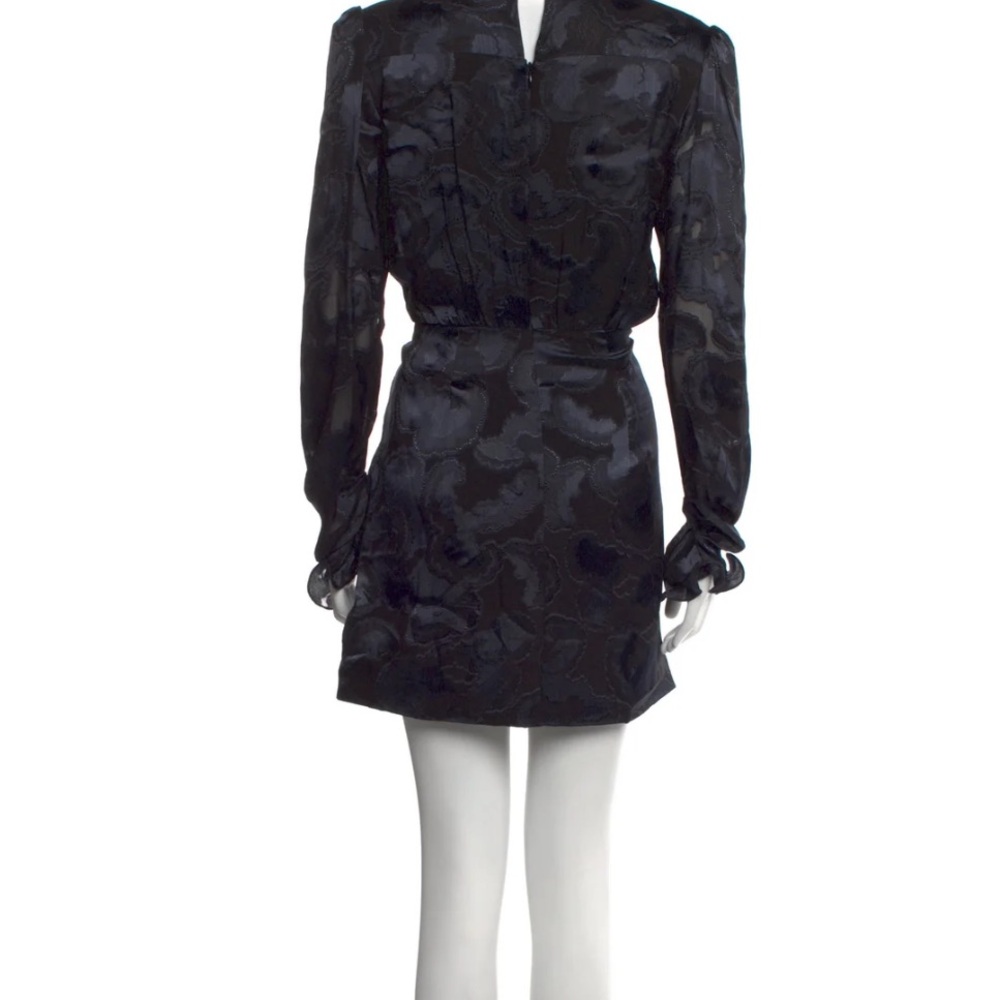 SALONI Black Long Sleeve Dress